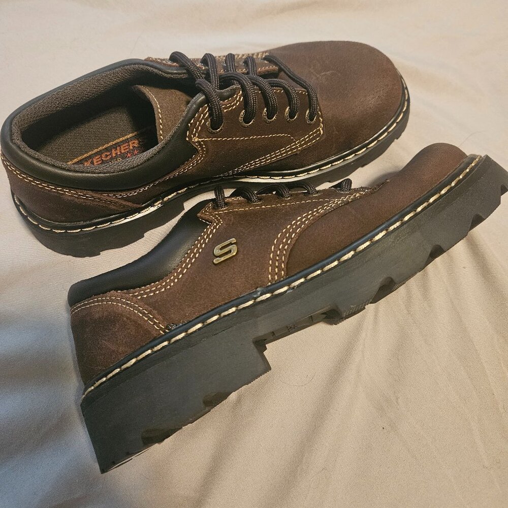 Women's Skechers Parties-Mate Oxford shoe, brown size 5.5 NWOT